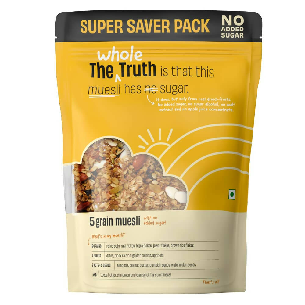 The Whole Truth 5 Grain Muesli (No Added Sugar) | Grab2Buy