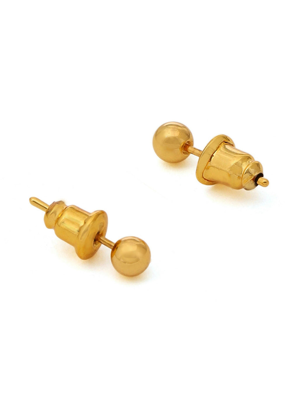 Ruby Raang Golden Studs | Grab2Buy