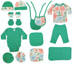 My Tiny Wear Full Sleeves New Born Baby Gift Set - Green