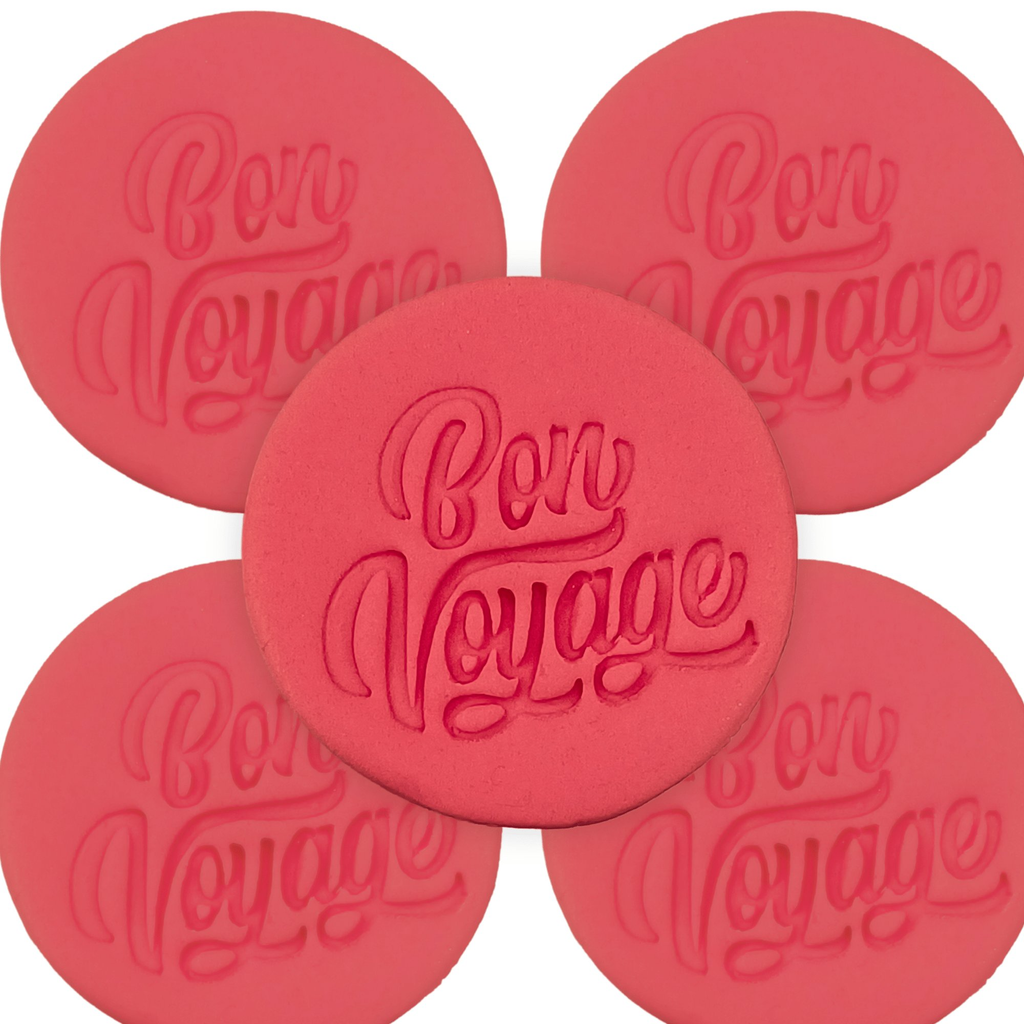 Confect Toppers Cutters | Congratulations Topper Cutter | (Bon Voyage) | Grab2Buy