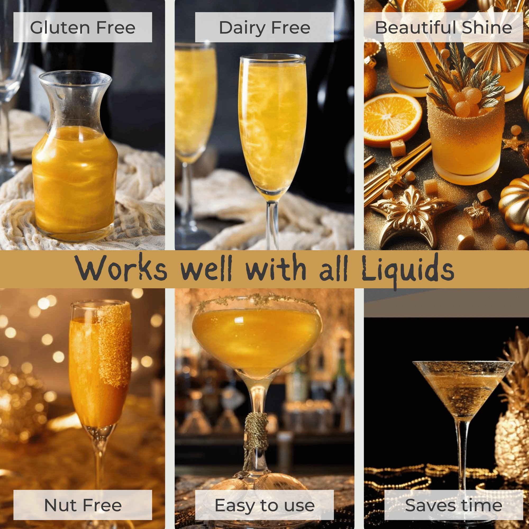 Confect Shimmer Gold | Edible Luster Dust