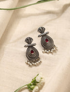 trueBrowns Silver Pearl Bead Earrings | Grab2Buy
