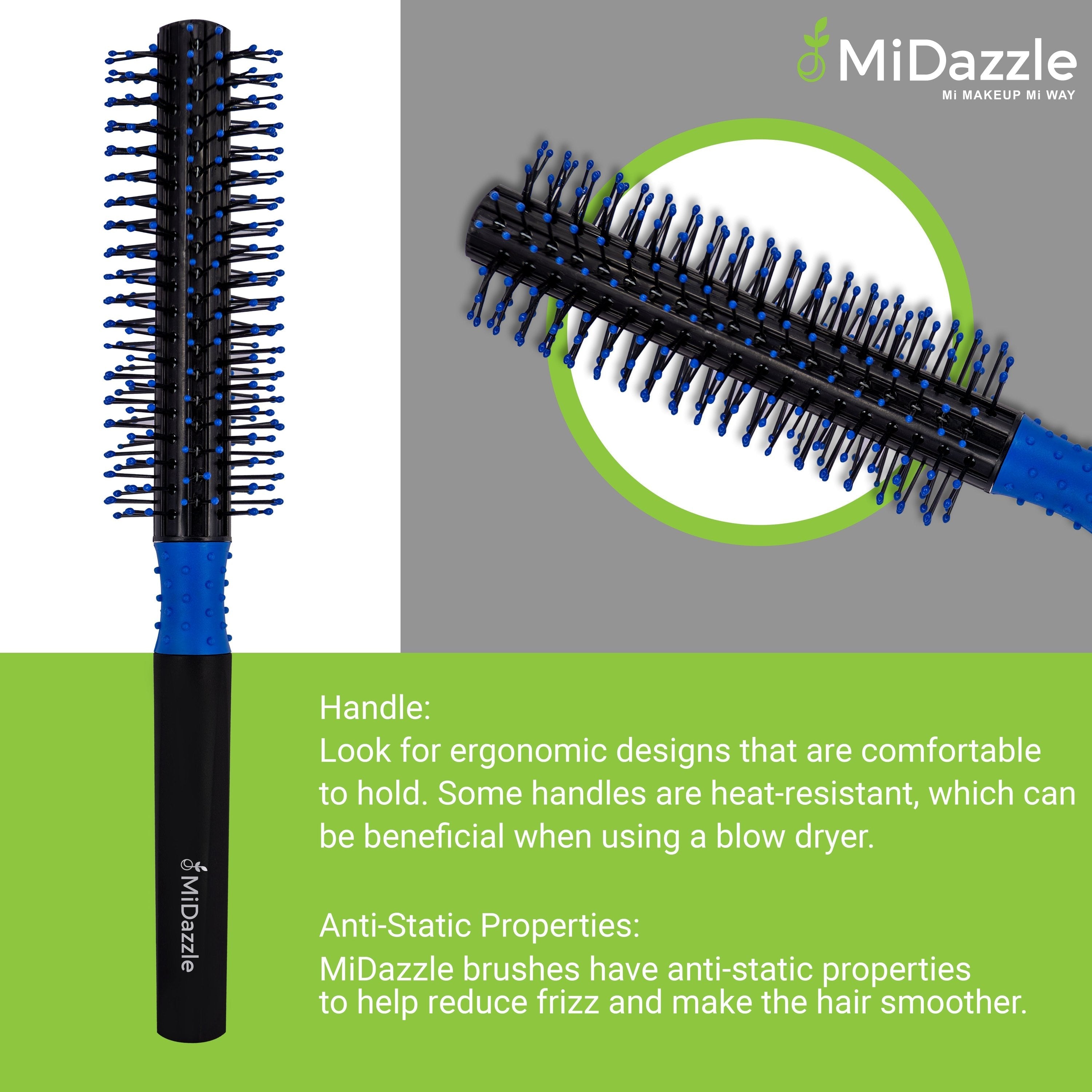 MiDazzle Hair Brush (Sleek) MIHB0035 | Grab2Buy