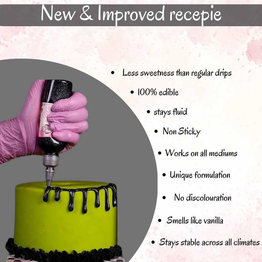 Confect Beaming Black | Edible Drips | Grab2Buy