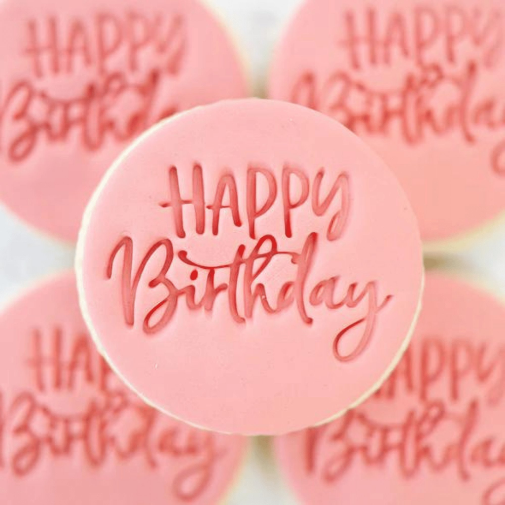 Confect Celebration Stencils Toppers Cutters | Celebration Topper Cutter (Happy Birthday 01)