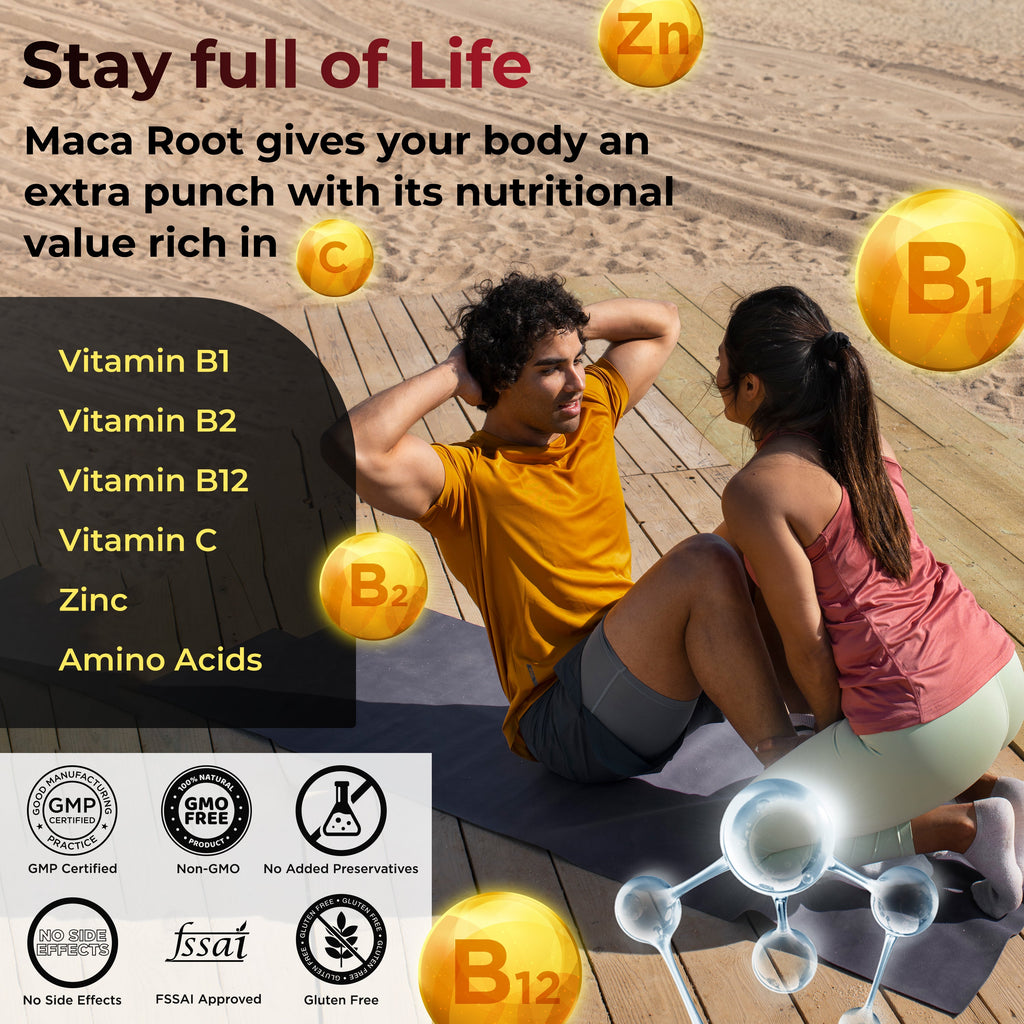 Health Veda Organics Maca Root Capsules | Grab2Buy