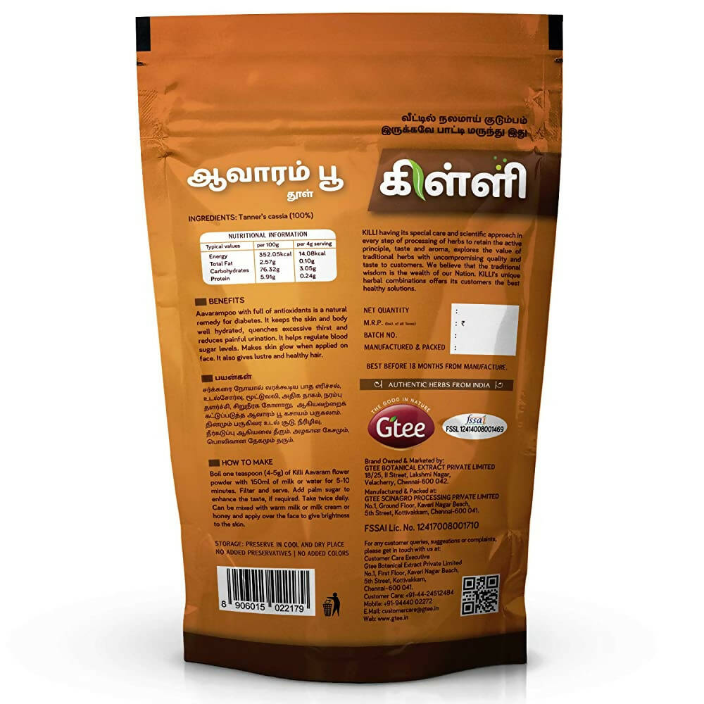 Killi Herbs Aavaram -Flower Powder | Grab2Buy