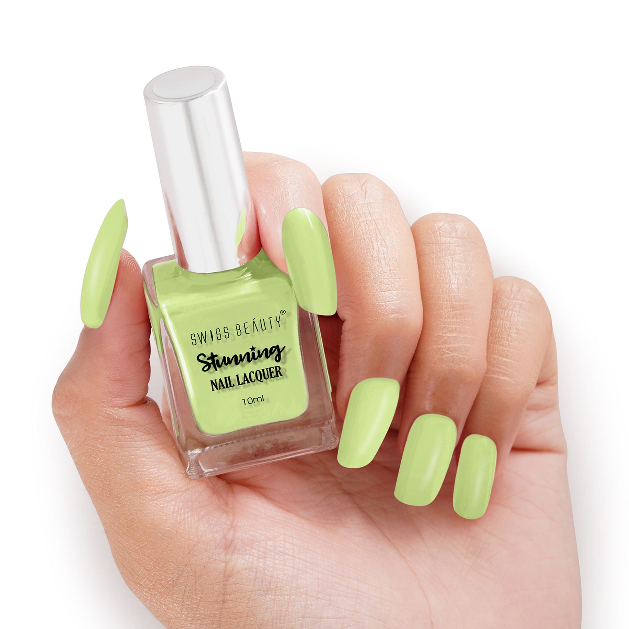 Swiss Beauty Stunning Nail Lacquer - 93 Mint Green | Grab2Buy