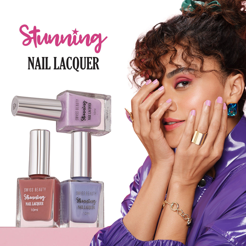 Swiss Beauty Stunning Nail Lacquer - 104 Crimson Red | Grab2Buy