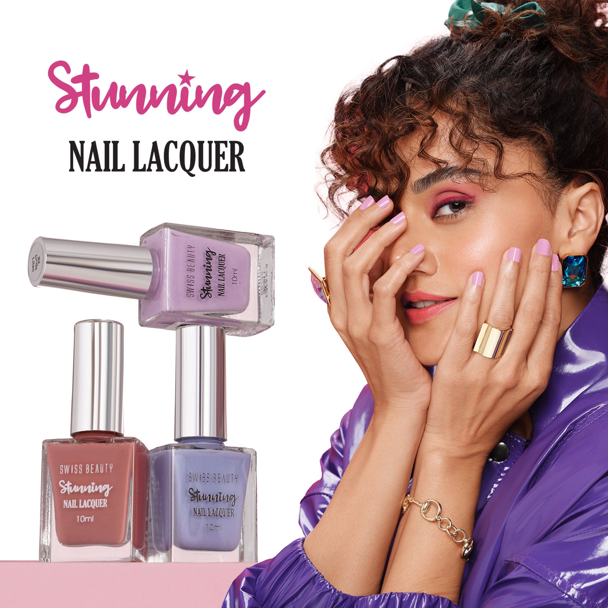 Swiss Beauty Stunning Nail Lacquer - 104 Crimson Red | Grab2Buy