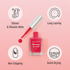 Swiss Beauty Stunning Nail Lacquer - 104 Crimson Red | Grab2Buy