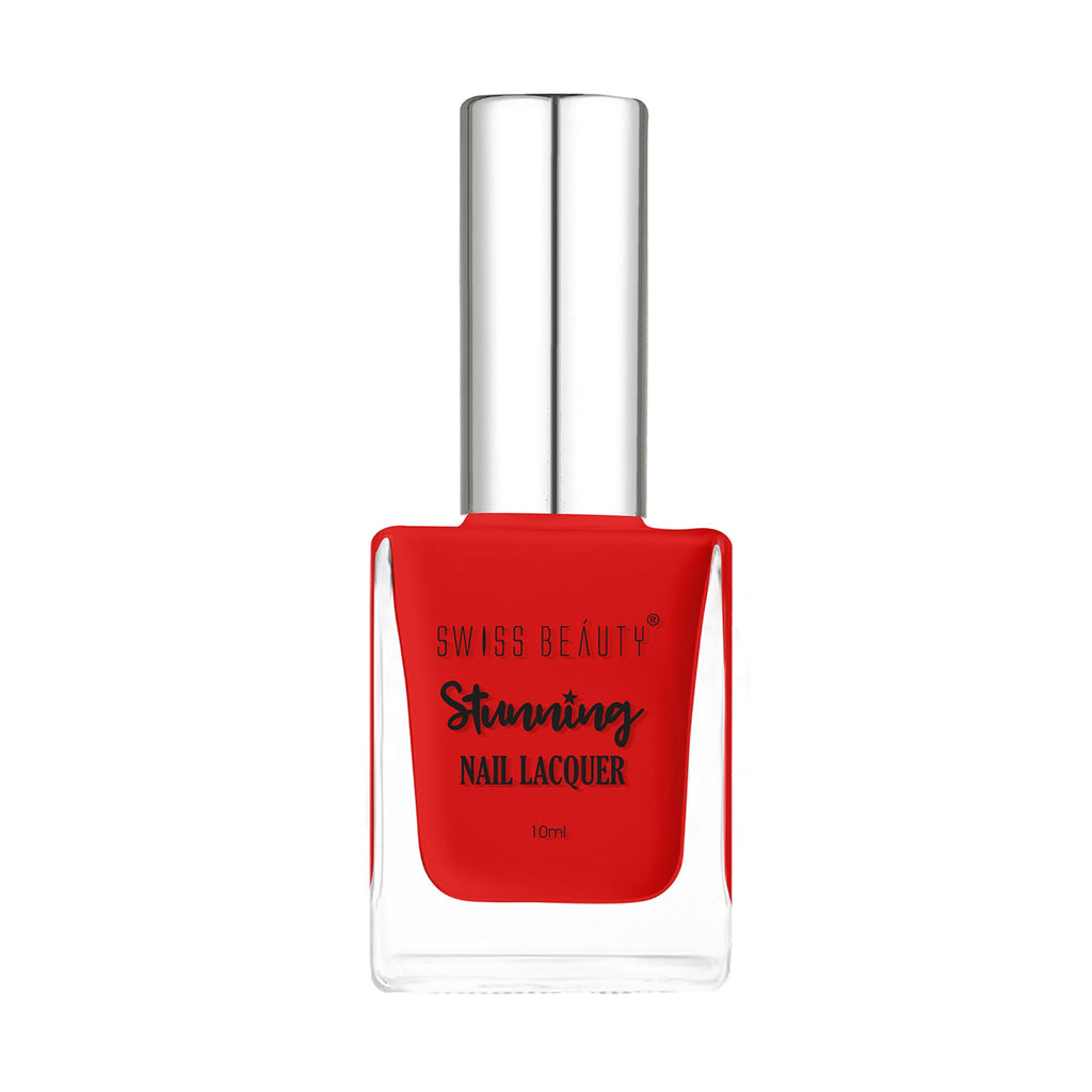 Swiss Beauty Stunning Nail Lacquer - 104 Crimson Red | Grab2Buy