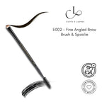 CUFFS N LASHES Fine Angled Brow Brush & Spoolie - E002 | Grab2Buy