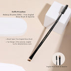 CUFFS N LASHES Fine Angled Brow Brush & Spoolie - E002 | Grab2Buy