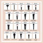 CUFFS N LASHES Fine Angled Brow Brush & Spoolie - E002 | Grab2Buy