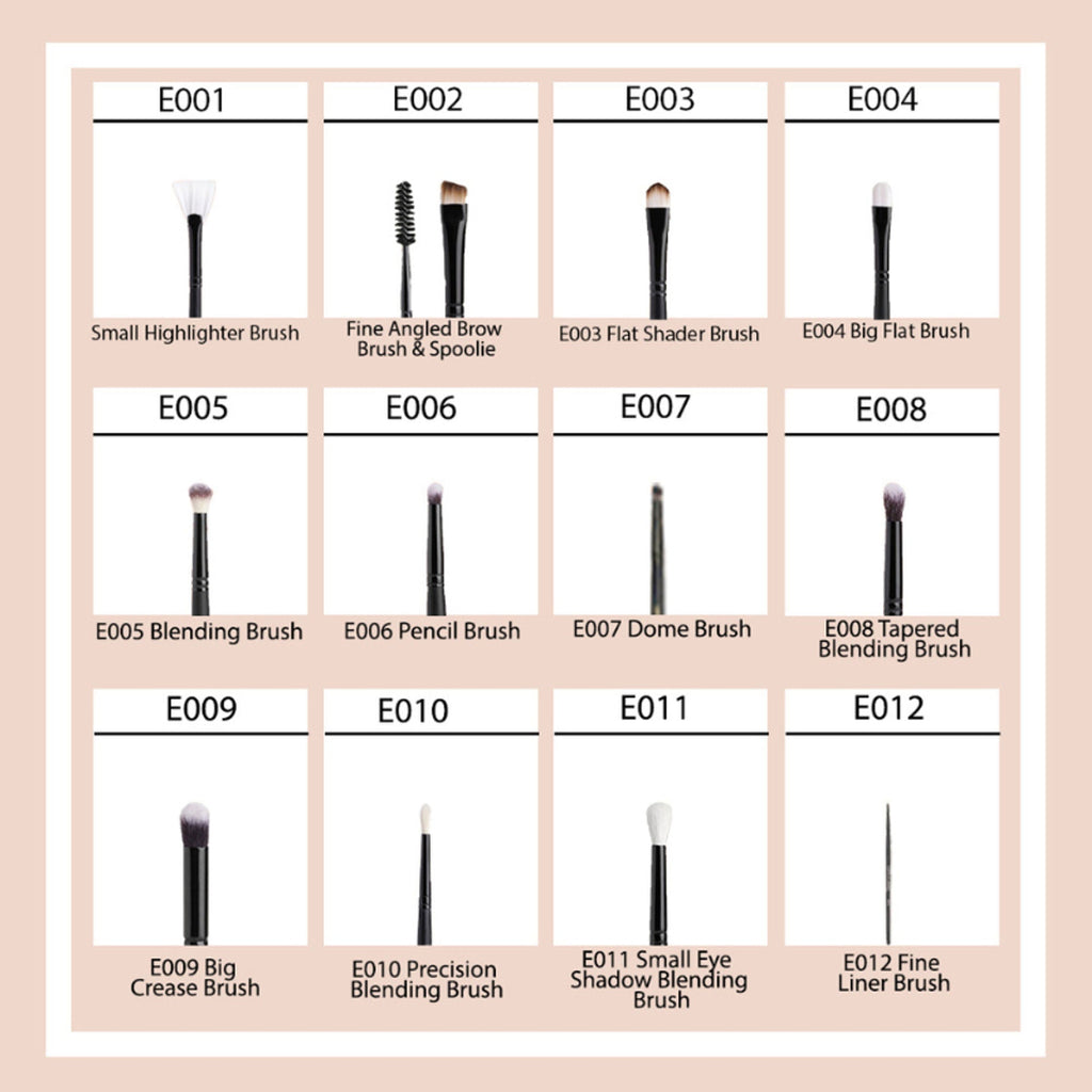 CUFFS N LASHES Fine Angled Brow Brush & Spoolie - E002 | Grab2Buy