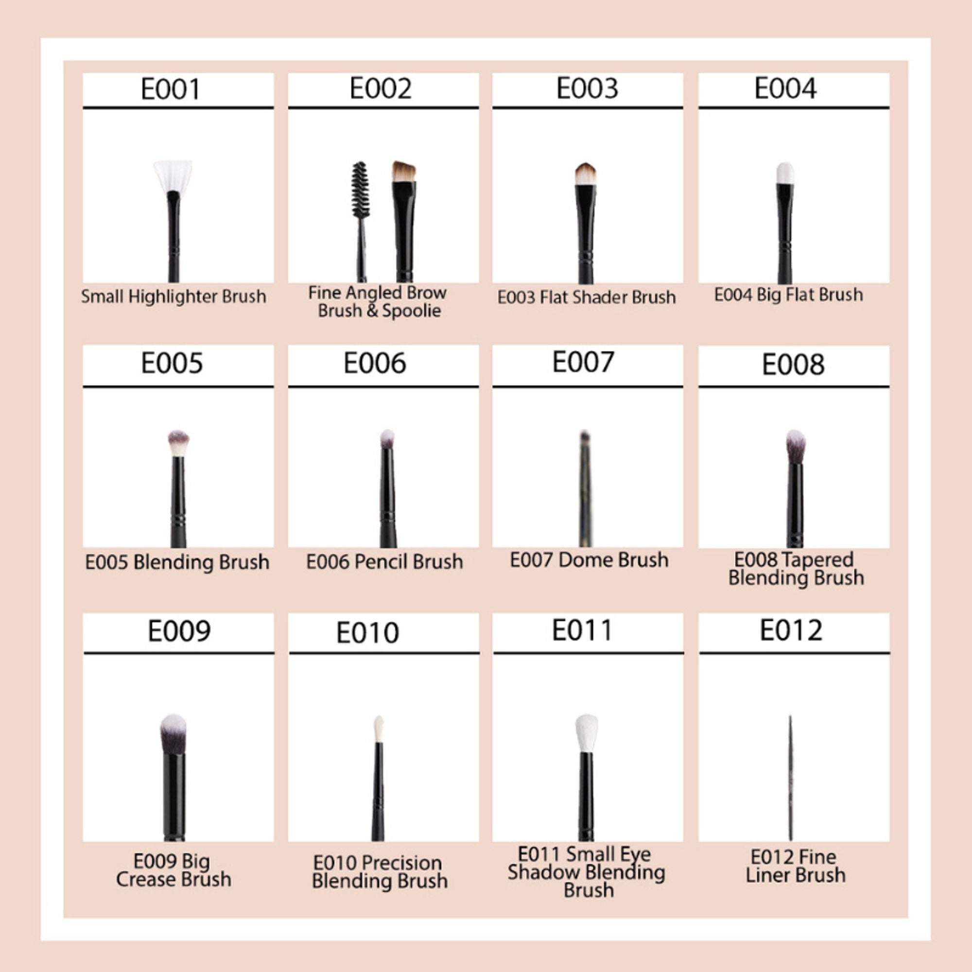CUFFS N LASHES Fine Angled Brow Brush & Spoolie - E002 | Grab2Buy