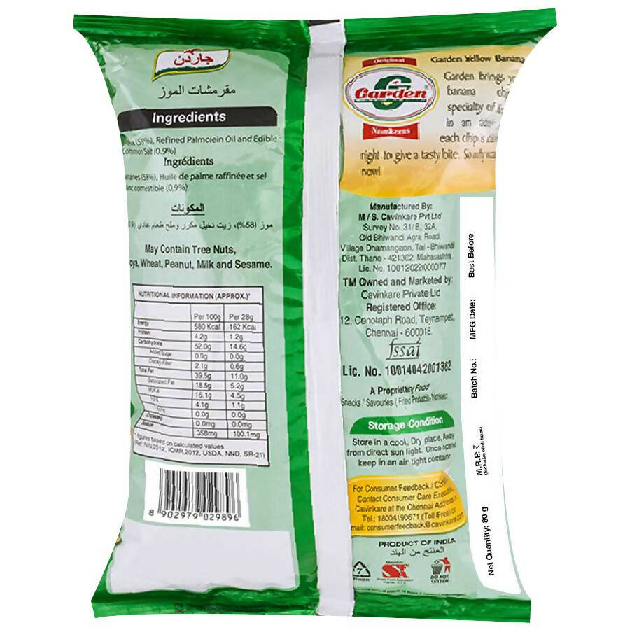 Garden Yellow Banana Chips | Grab2Buy