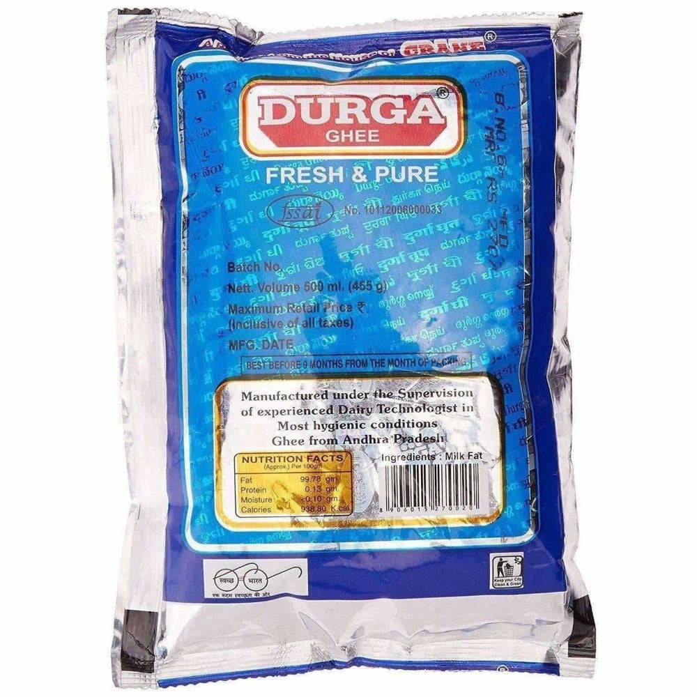 Durga Ghee Pouch | Traditional Ghee | Authentic Ghee | Rich in Nutrients | Grab2Buy