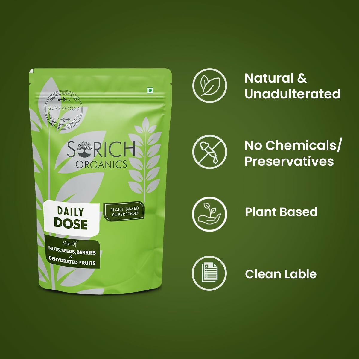Sorich Organics Daily Dose Mix Nuts, Seeds and Berries | Grab2Buy
