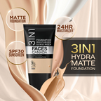 Faces Canada All Day Hydra Matte Mini Foundation - Caramel Natural 023 | Grab2Buy