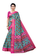 Vamika Rama Green Linen Jari Border Saree (JANKI RAMA) | Grab2Buy