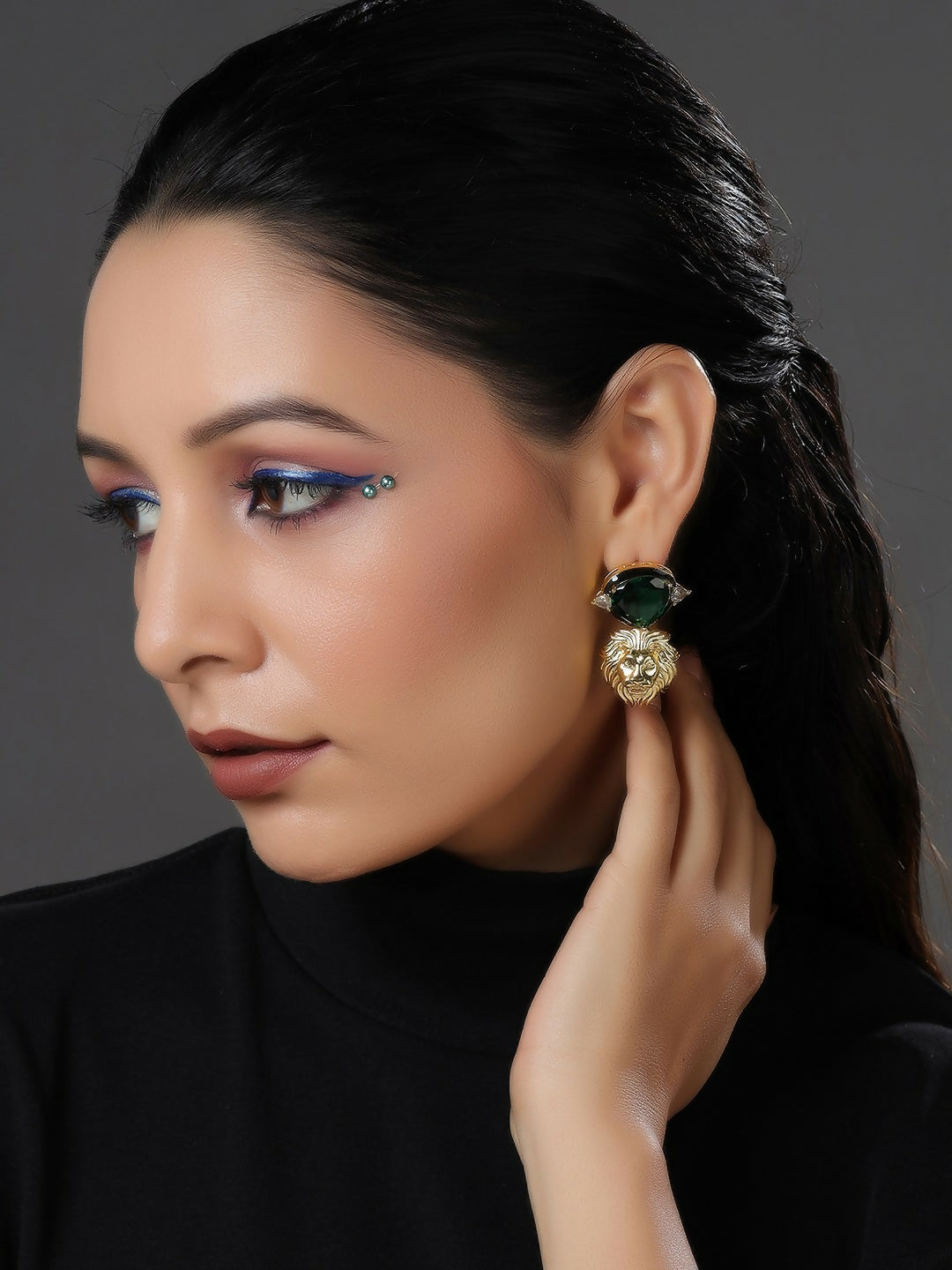 Green Danglers- Ruby Raang | Grab2Buy