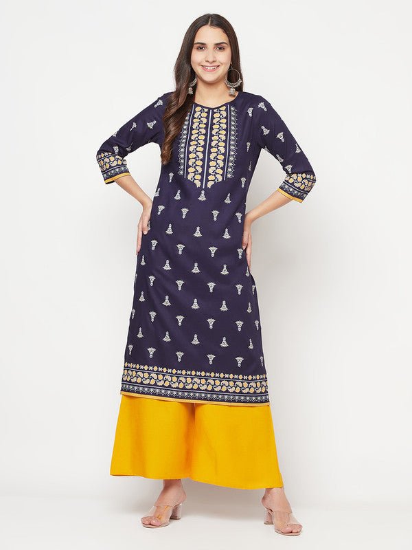 Aniyah Mustard Color Rayon Flared Slip-On Palazzo | Grab2Buy
