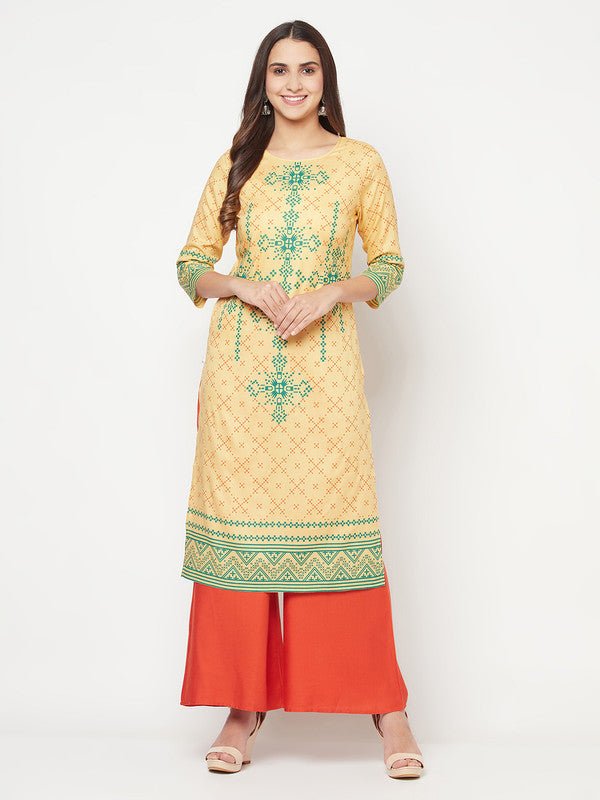 Aniyah Rayon Flared Slip-On Rust Color Palazzo | Grab2Buy