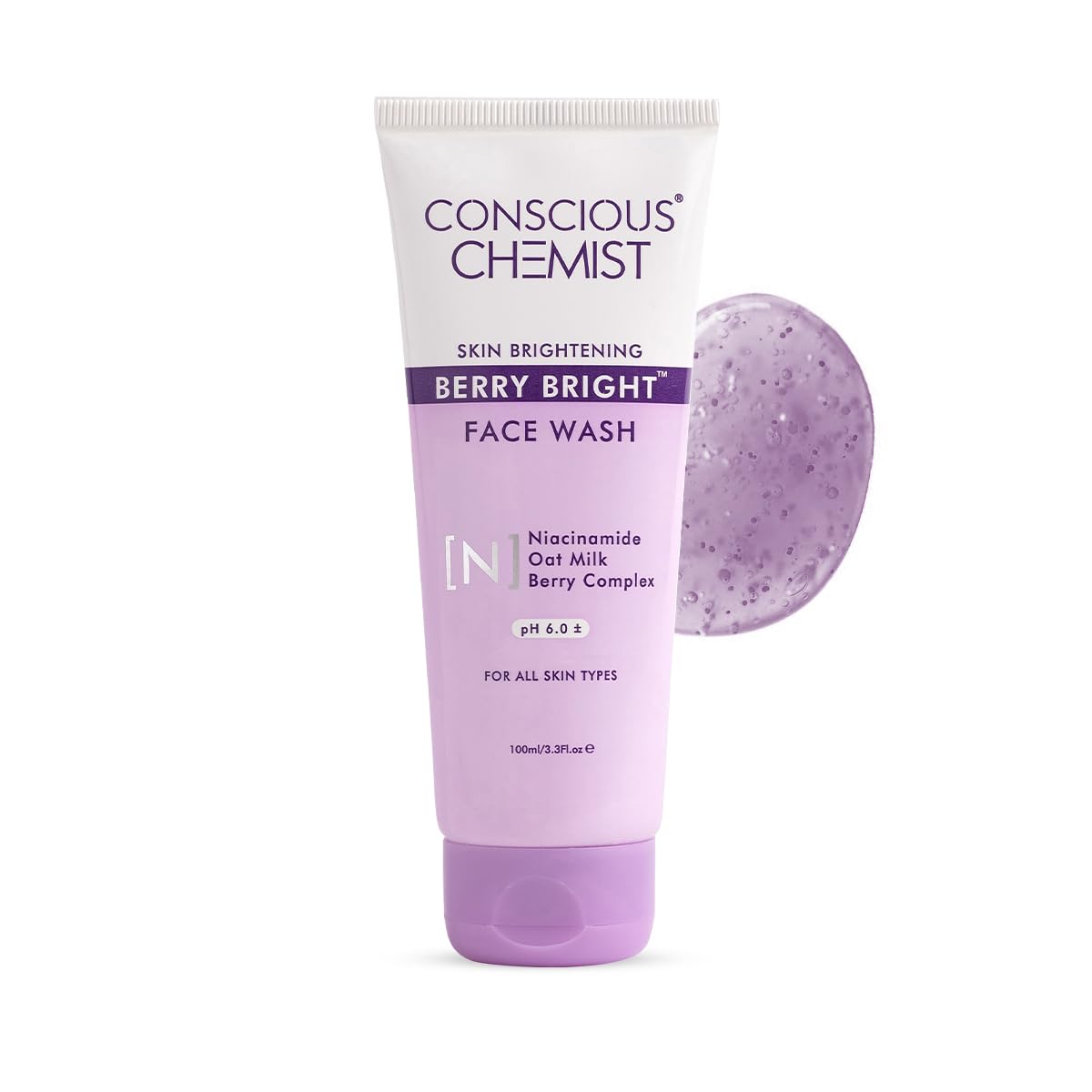 Conscious Chemist Berry Bright Soothing & Calming Face Cleanser | Grab2Buy