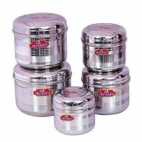 Storage Designer Steel Containers Set of 5 Pieces | Grab2Buy
