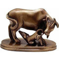 Kamdhenu Cow & Calf Brass Showpiece | Grab2Buy