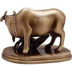 Kamdhenu Cow & Calf Brass Showpiece | Grab2Buy