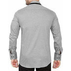 Men's Cotton Casual Polka Printed Shirt | Grab2Buy