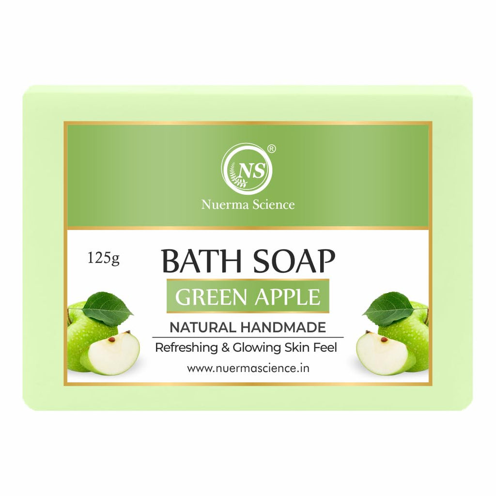 Nuerma Science Green Apple Bath Soap | Refreshes & Revitalizes Skin | Grab2Buy