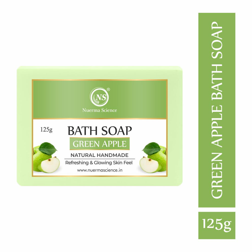 Nuerma Science Green Apple Bath Soap | Refreshes & Revitalizes Skin | Grab2Buy