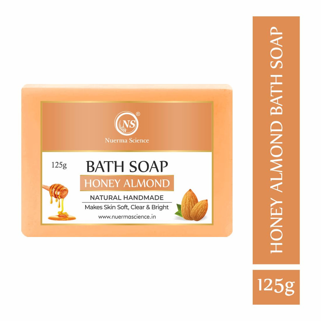 Nuerma Science Honey Almond Bath Soap | Nourishes & Softens Skin | Grab2Buy