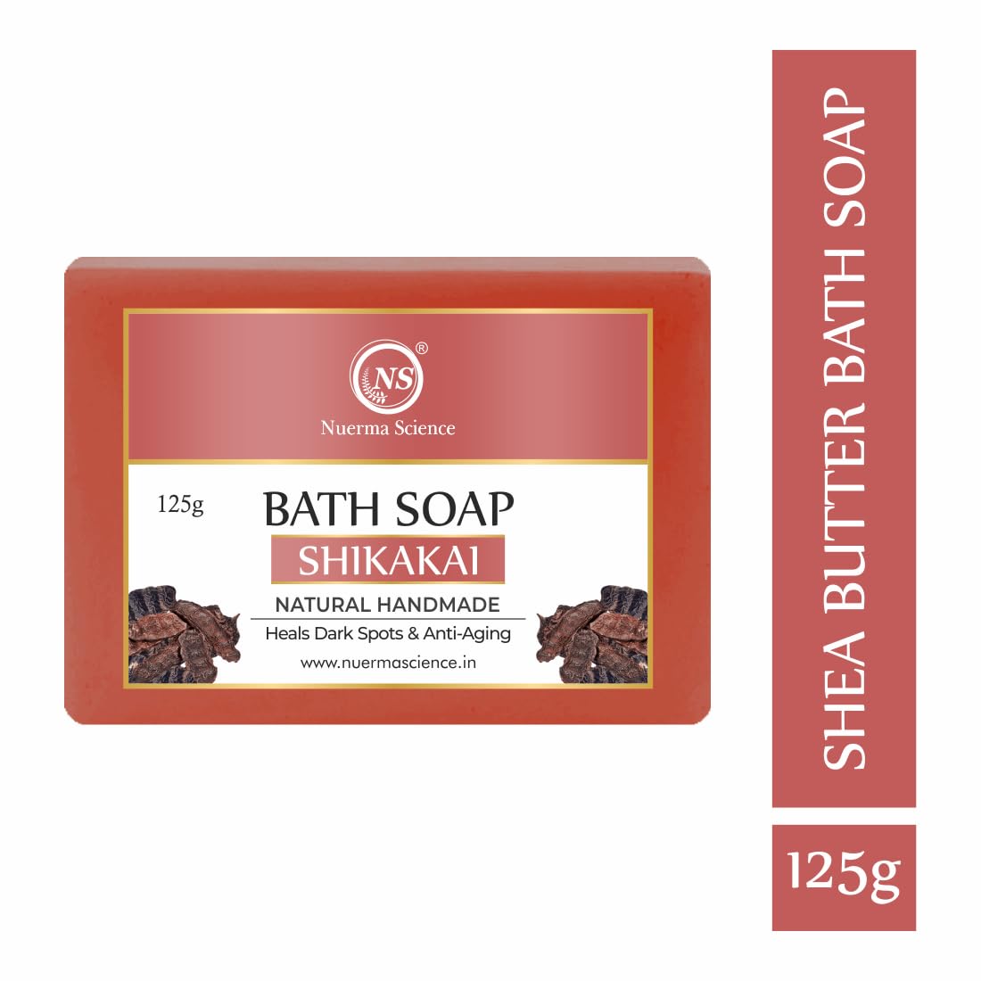 Nuerma Science Shikakai Bath Soap | Heals Dark Spots & Anti-Aging | Grab2Buy