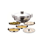 Kitchen Sandwich Bottom Multi kadai Idly Cooker Dhokla and Plate | Grab2Buy