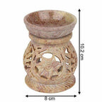 Handcrafted Soapstone Aroma Burner, Oil Diffuses