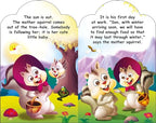 Sawan Set Of 5 Story Books Baby Animals Series (Adventurous Cub,Baby Squirrel,Baby Dinosaur,City Calf & Baby Mouse) [Board Book] Sawan