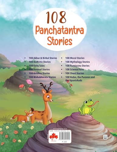 108 Panchatantra Stories (Illustrated) - Story Book For Kids - English Short Stories - Moral Stoy Book - Bedtime Stories - Age 3+ - Read Aloud To Infants, Toddlers | Grab2Buy