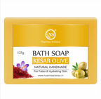 Nuerma Science Kesar Olive Bath Soap | Brightens & Nourishes Skin