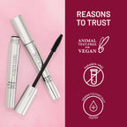 Swiss Beauty Precision Thickening Long Lash Mascara ,Waterproof , Smudge-Proof - Black