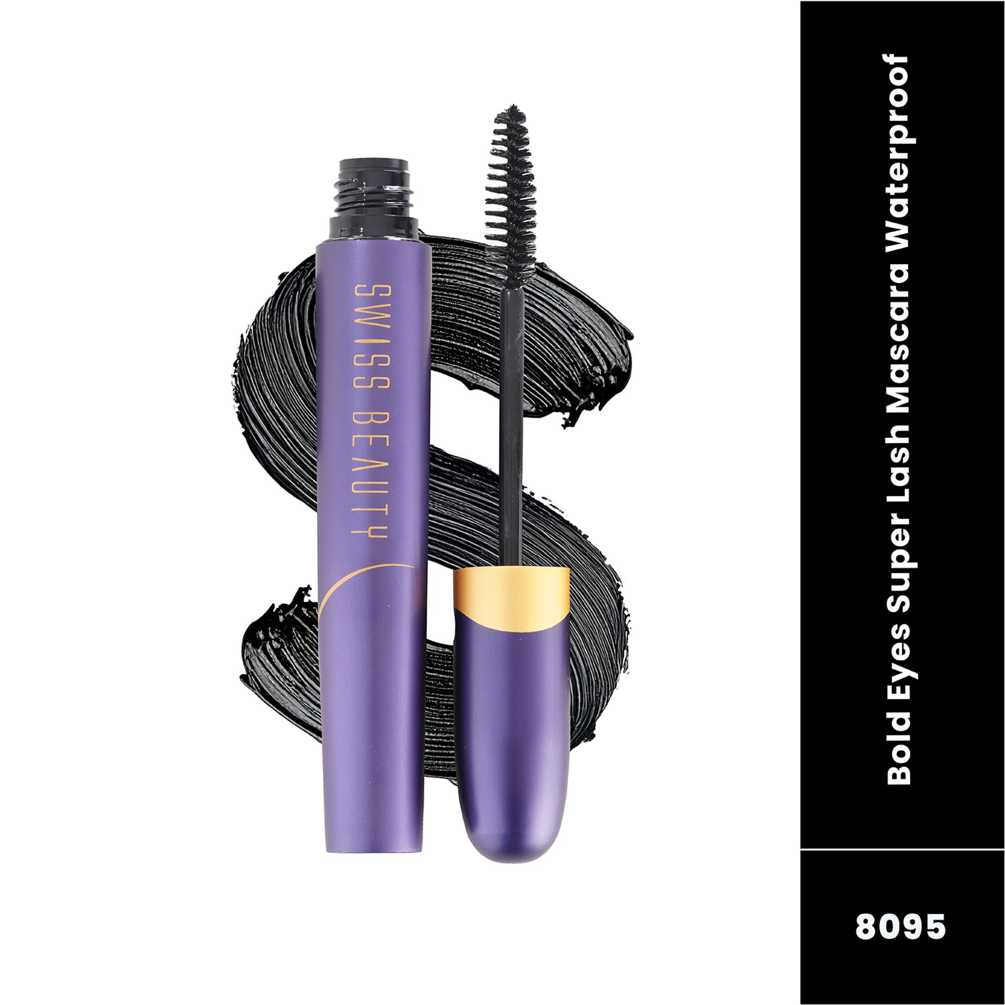Swiss Beauty Bold Eyes Super Lash Mascara Waterproof - Black | Grab2Buy