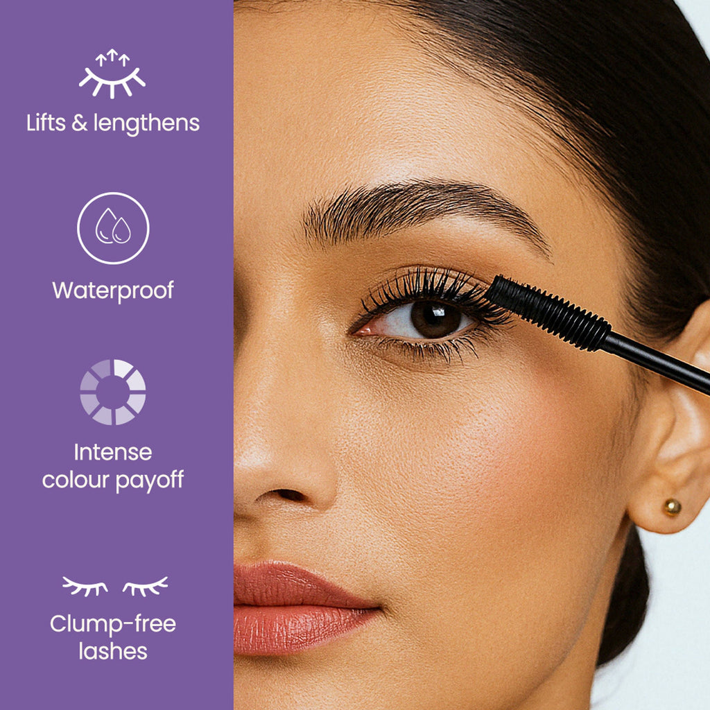 Swiss Beauty Bold Eyes Super Lash Mascara Waterproof - Black | Grab2Buy