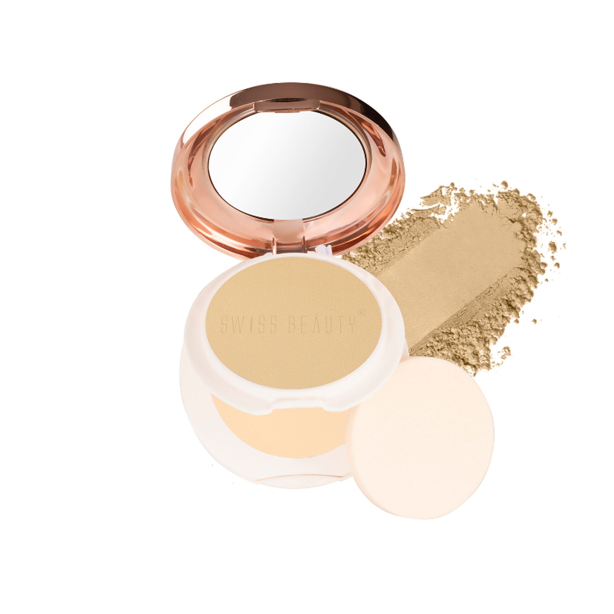 Swiss Beauty Oil Control Compact Powder - 04 Skin Beige | Grab2Buy