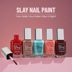 Swiss Beauty Slay Nail Color Ultra Shine Formulation - 26 Grey Stone | Grab2Buy
