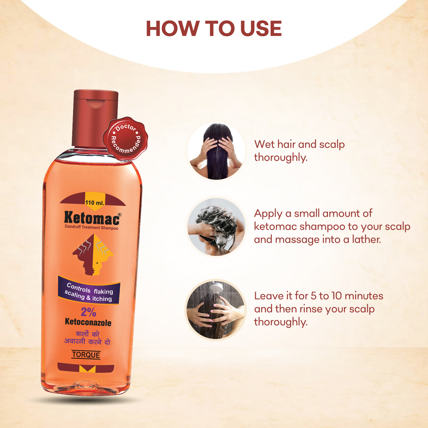 Torque's Ketomac Dandruff Treatment Shampoo | Grab2Buy