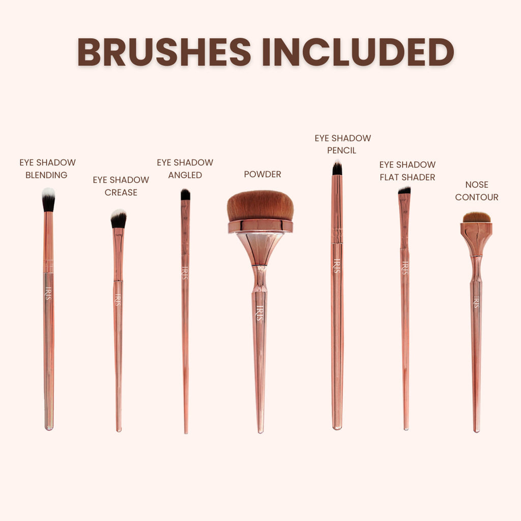 IRIS COSMETICS Luminous Complete Brush Set | Grab2Buy